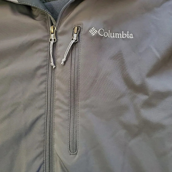 Columbia sportswear Mens XXL Gray Hooded  Men's Gate Racer™ II Softshell Jacket - Picture 9 of 9